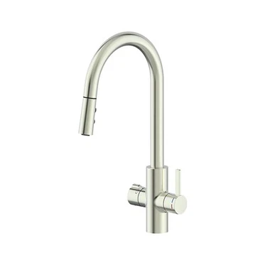 Warmwaterkraan met uittrekslang